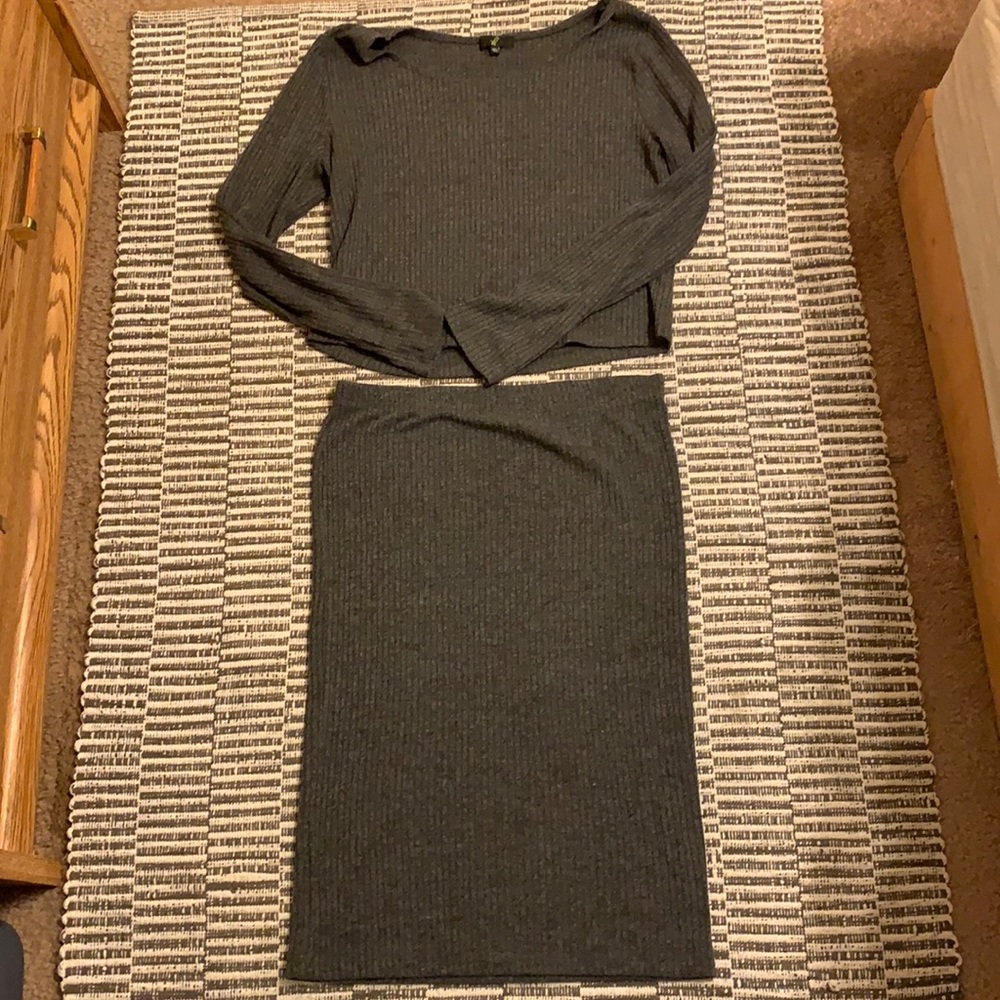 G21 shirt and skirt set